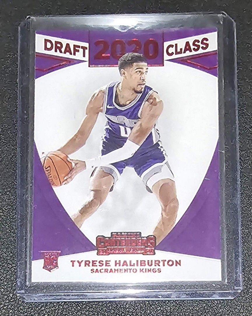 Tyrese Haliburton Contenders RC (Category: Raw Singles) located in Makati City. Submitted by fromthetreasury (Listing ID 1375016695, Image 1). Description: Tyrese Haliburton Draft Class 2020 Contenders RC.