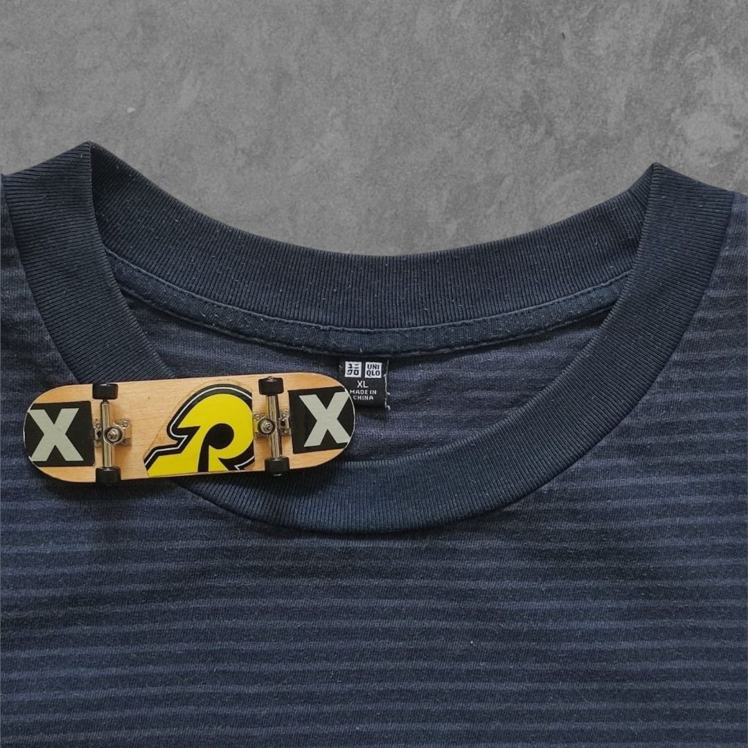 Uniqlo striped T-Shirt (Category: Tshirts & Polo Shirts ) located in Naga. Submitted by 214apparel (Listing ID 1374887072, Image 2). Description: Uniqlo striped T-Shirt Size: XL on tag Dimes (inch): Width: 25 Length: 28.5 Issue: none Price: 150.