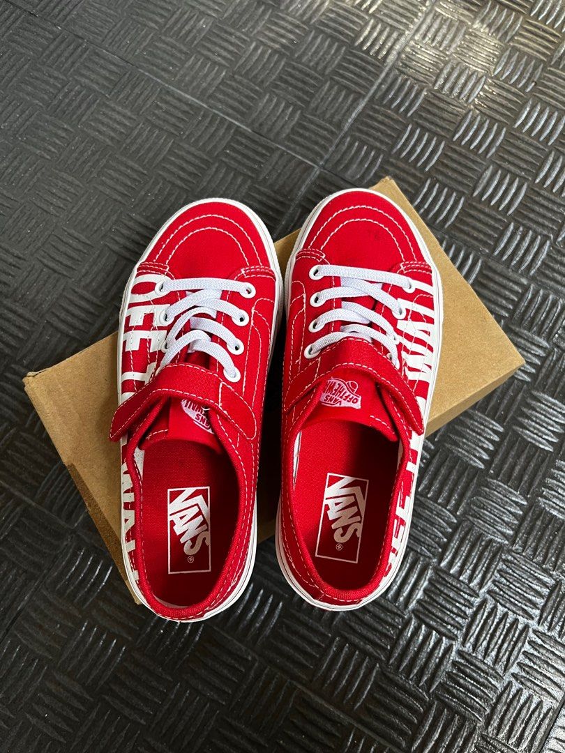 Kids Shoes Vans Walber Red/White (Category: Sneakers) located in Manila. Submitted by nothrifted (Listing ID 1374940022, Image 3). Description: Japan Bought. Never Used. Wrong size. 8.5 inches. .