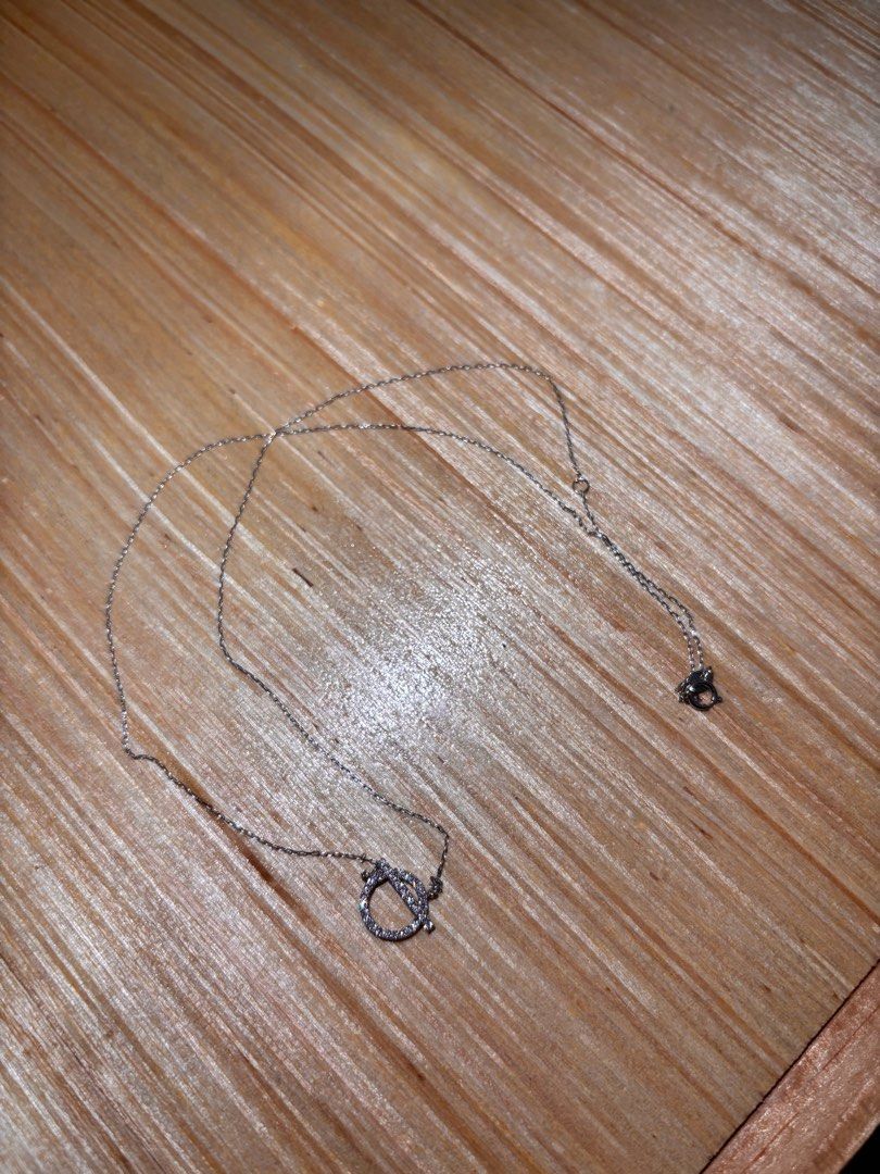 Whitegold with diamond necklace (Category: Necklaces) located in Mandaluyong City. Submitted by sshineshine (Listing ID 1375006485, Image 2). Description: RFS: Decluttering unused jewelry Price is slightly negotiable for sure buyer Can do free shipping if within or near Mandaluyong Payment via Maya/Gcash/BPI.