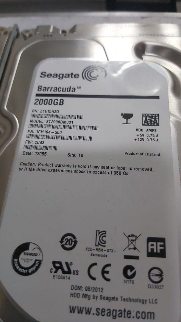 3.5" Hard Disk Drive - 1TB to 4TB, from $20 up62863084959873112