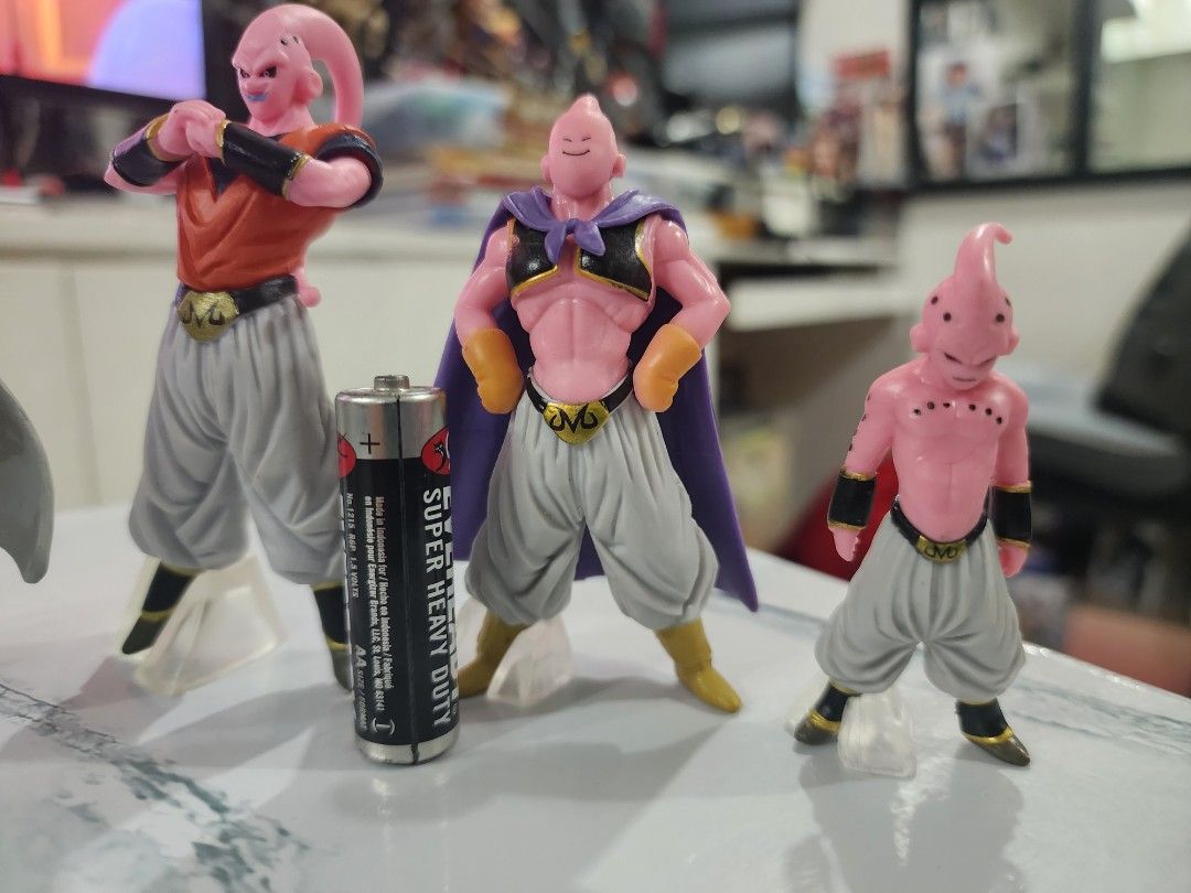 8pc Majin Buu complete transformations set- reserved declutter (Category: Figurines & Statues) located in Pasig City. Submitted by harvestmoontoys (Listing ID 1375240519, Image 2). Description: 8pc Majin Buu complete transformations set Dragonball Z DBZ figure -no markings -hard plastic figures -accurate from anime -GCash/BPI transfer -JNT/Gogo Express/Grab Expresss/Lalamove shipping by buyer -Pwede meet-up or pickup in Shaw blvd ,corner Pasig Bo
