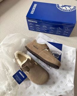 💎 鑽石誠信賣家💎 BIRKENSTOCK 絨面保暖博肯拖鞋毛毛鞋629767208007701118
