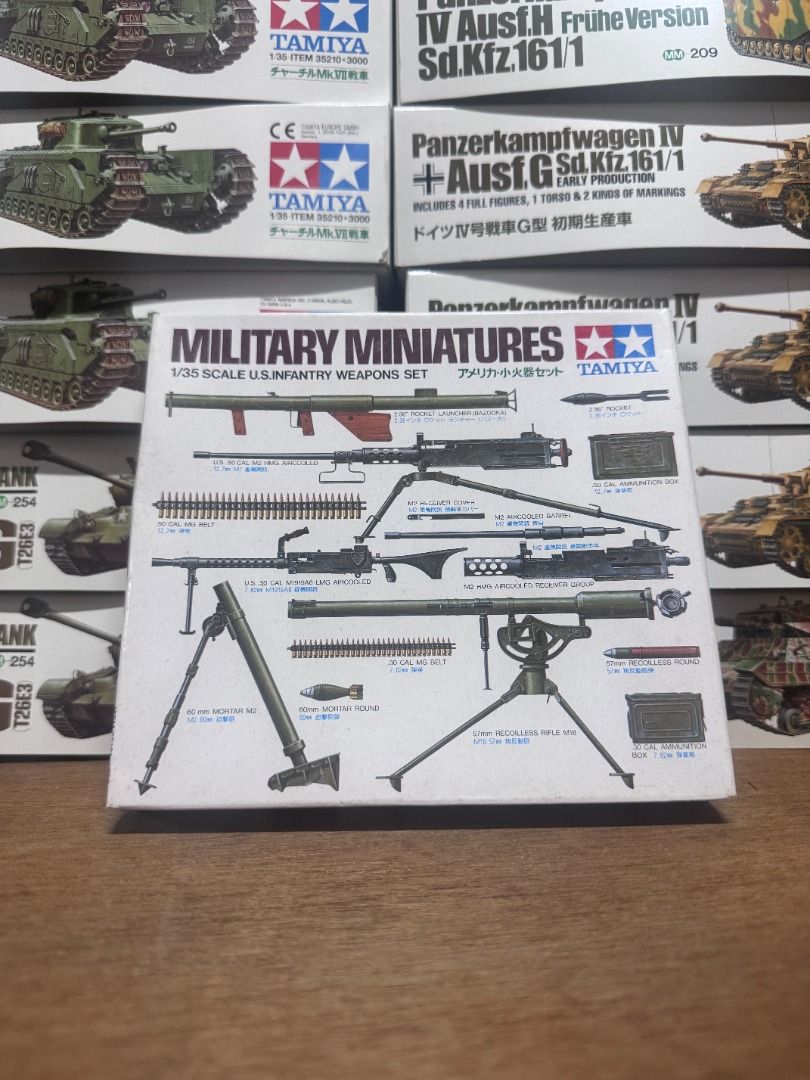 Kit Tamiya 35121 U.S. Infantry Weapons 1/35 - Neuf - Modèle Réduit Militaire