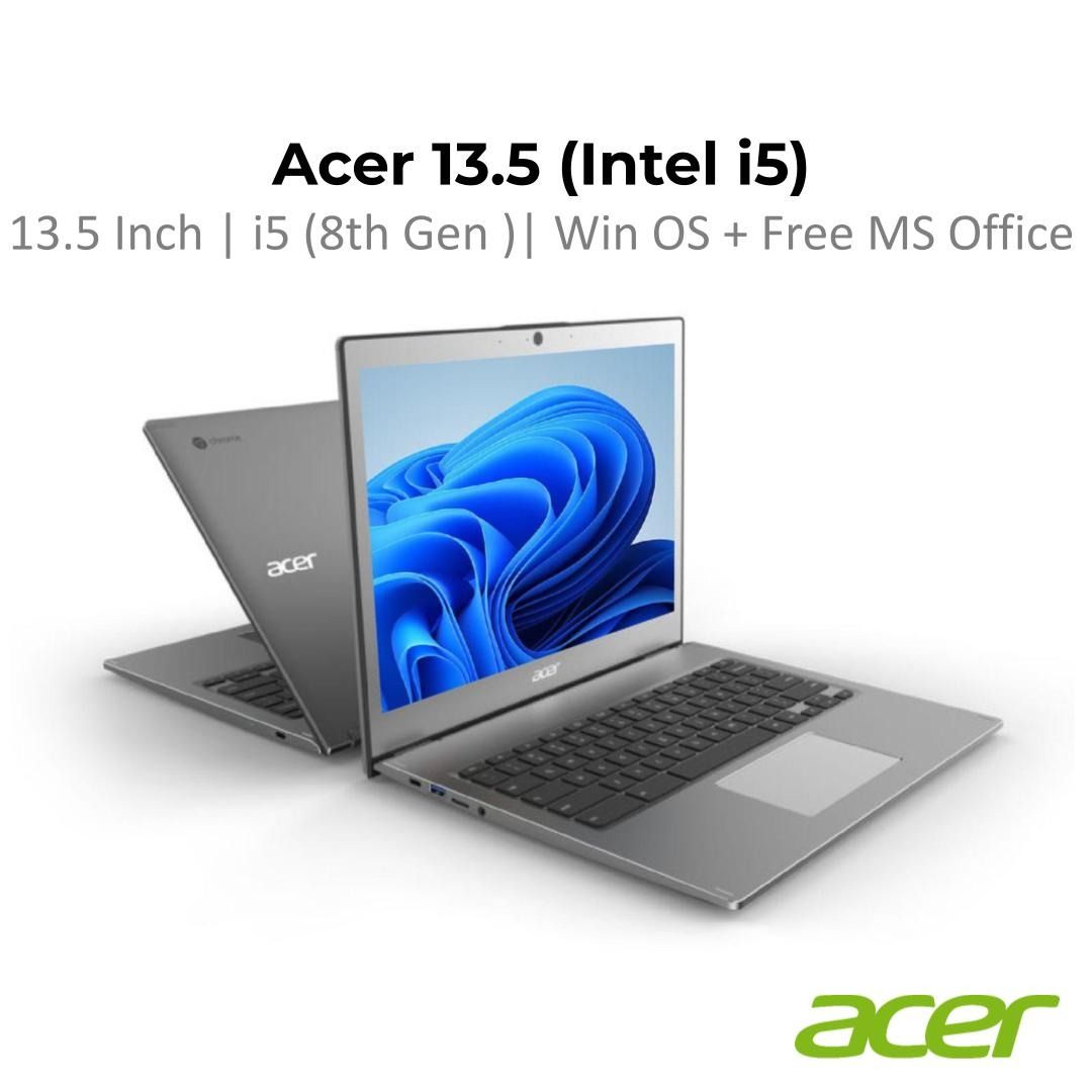 "Acer 13 inch i5 Laptop - 13.5 Inch - 8th Gen Fast Speed Processor - Free MS Office - Fast Shipping - Superb Performance - Lightweight - Portable (Category: Laptops & Notebooks) located in Singapore. Submitted by buyatfuji (Listing ID 1375139473, Image 3). Description: "Click here for more special deal !!!! https://www.carousell.sg/u/buyatfuji/ 👨‍🔧 FREE Additional 3 𝐌𝐨𝐧𝐭𝐡 𝐖𝐚𝐫𝐫𝐚𝐧𝐭𝐲 !! First 10 set only !!! Acer Chrome 13 ( I5 Laptop