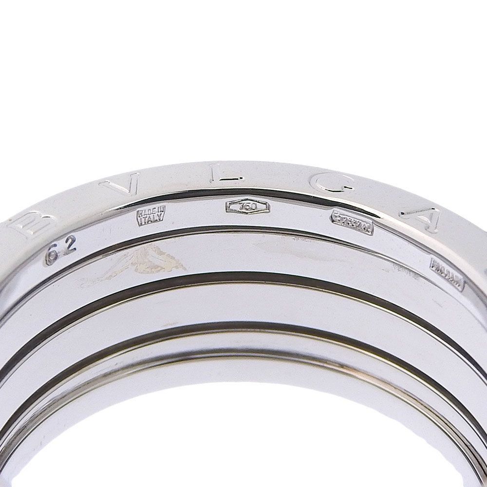 Authentic Bvlgari B-Zero1 B-Zero One 4-band K18 white gold size 21.5 62 ...