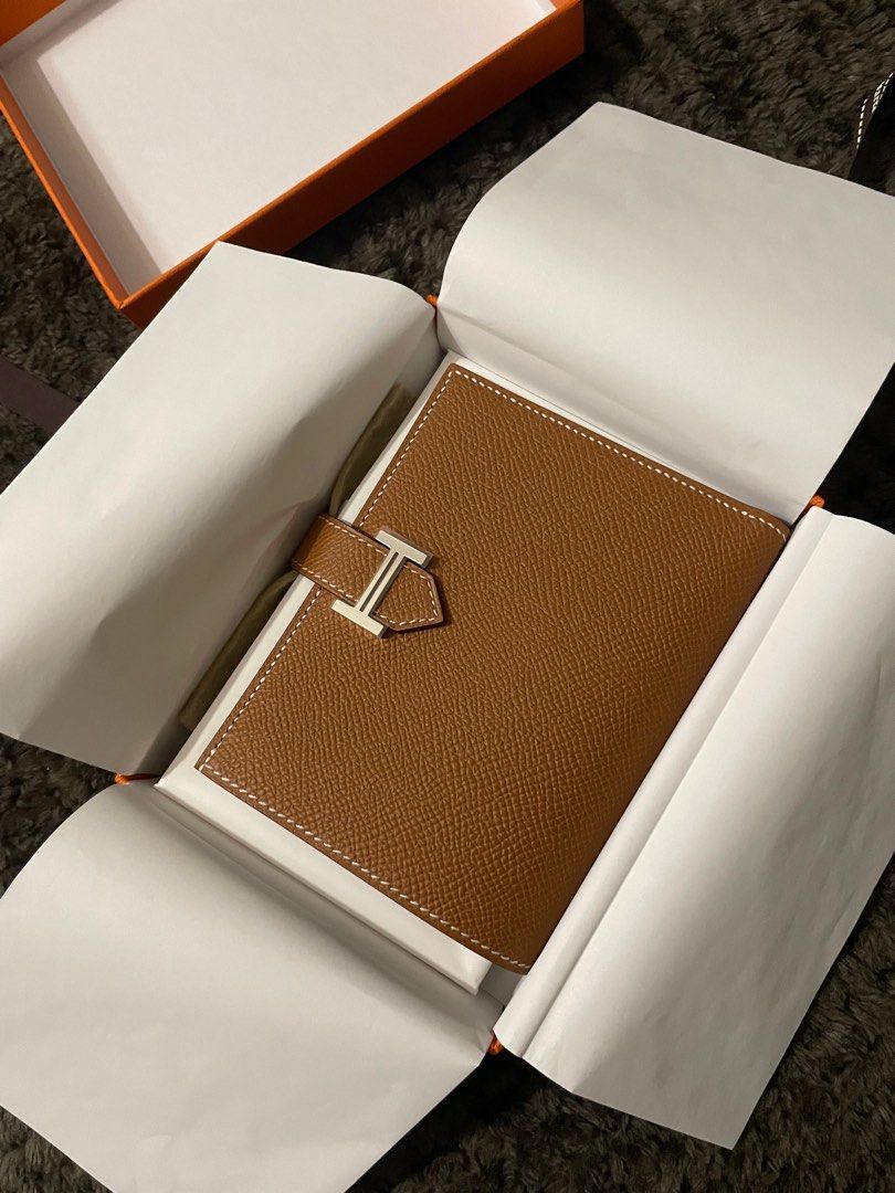 Authentic Hermes Wallet Bearn Gold (Category: Luxury Bags & Wallets) located in Quezon City. Submitted by breakmyfashion (Listing ID 1375163496, Image 1). Description: Comes in full set with receipt, box, paperbag and dust bag. .