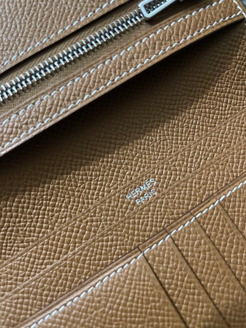 Authentic Hermes Wallet Bearn Gold (Category: Luxury Bags & Wallets) located in Quezon City. Submitted by breakmyfashion (Listing ID 1375163496, Image 3). Description: Comes in full set with receipt, box, paperbag and dust bag. .