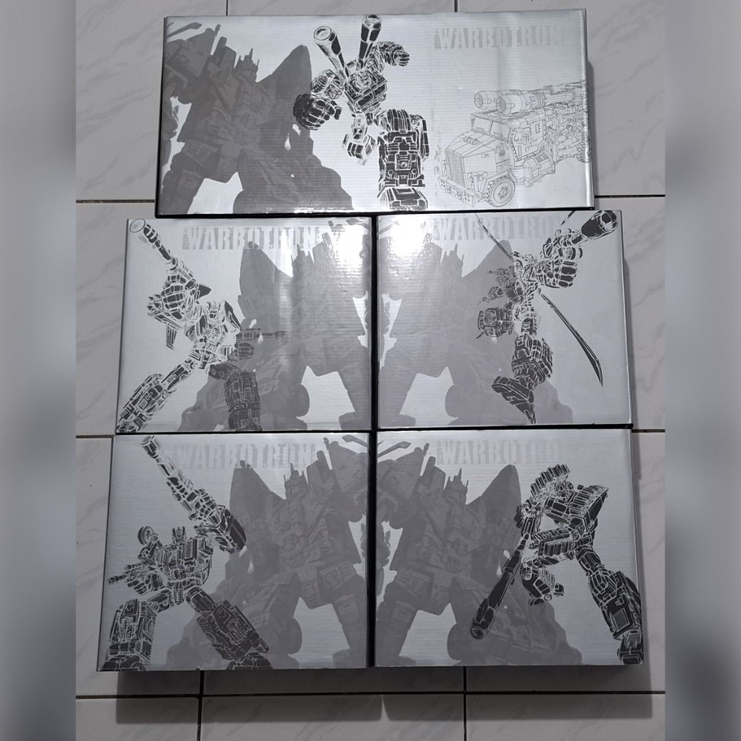 BRUTICUS - WARBOTRON - GENERATIONS TOYS - NOT JINBAO OVERSIZED BUT ORIGINAL VERSION (Category: Action & Battle Toys) located in Quezon City. Submitted by nutahal (Listing ID 1375190207, Image 3). Description: Warbotron is a third-party version of Bruticus, the classic Decepticon combiner from G1 Transformers. Made by Warbotron Toys (later connected to Generation Toy), this version is not the oversized knockoff made by Jinbao—it’s the original, mo