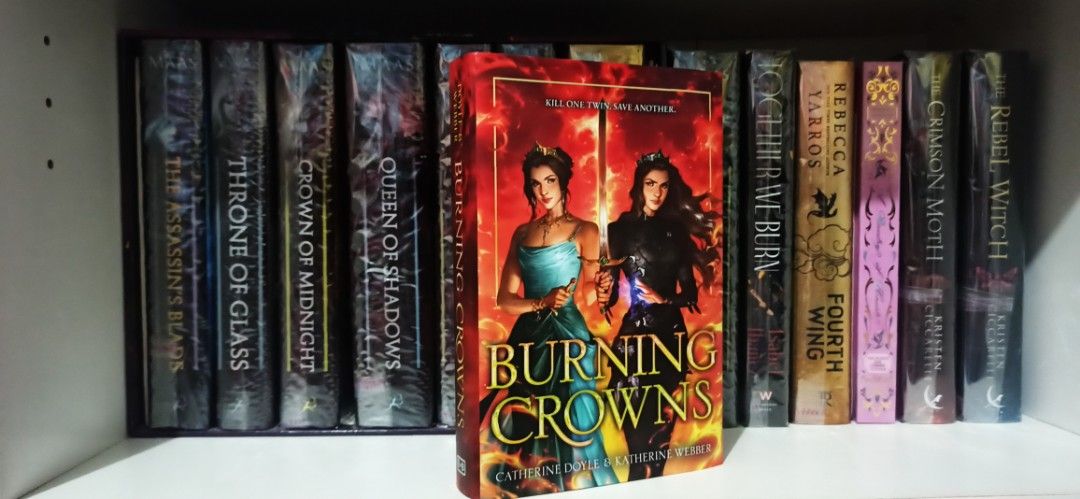 Burning Crowns - Catherine Doyle and Katherine Webber HB (Category: Storybooks) located in Paranaque City. Submitted by kayescollection1 (Listing ID 1375081215, Image 1). Description: Burning Crowns - Catherine Doyle and Katherine Webber HB - authentic, new, hardcover, VGC, never read - purchased from US. - actual photos are posted. - I can provide more photos upon request. 🏷️ 650 RFS: Decluttering 📍 We sell new & pre-loved books, please manage