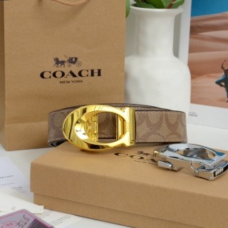 Coach Belt皮帶+雙扣男士皮帶禮盒 腰帶629767196395531121