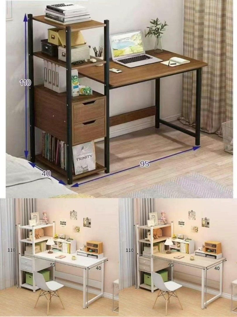 Computer Table with drawers and shelf (Category: Tables & Sets) located in Manila. Submitted by tindahanniatelizcehl (Listing ID 1375115650, Image 1). Description: .
