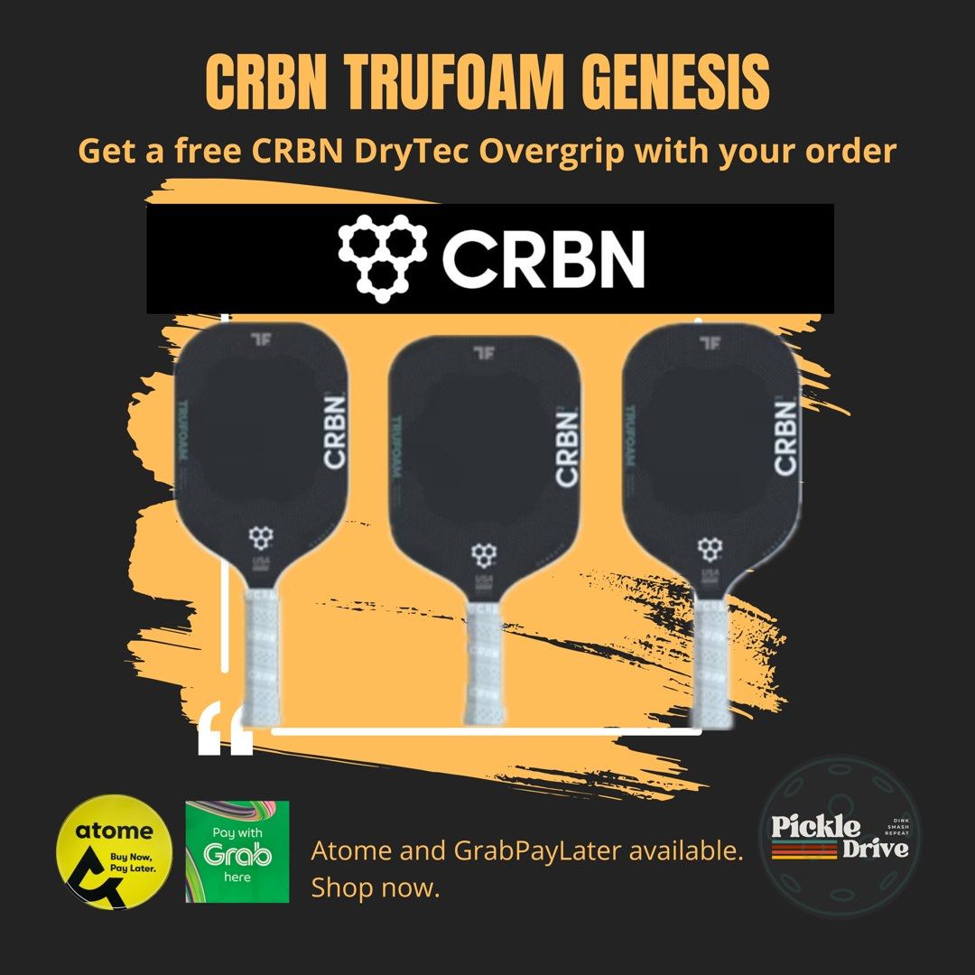 CRBN TruFoam Genesis 1/2/3, Sports Equipment, Sports & Games, Racket ...