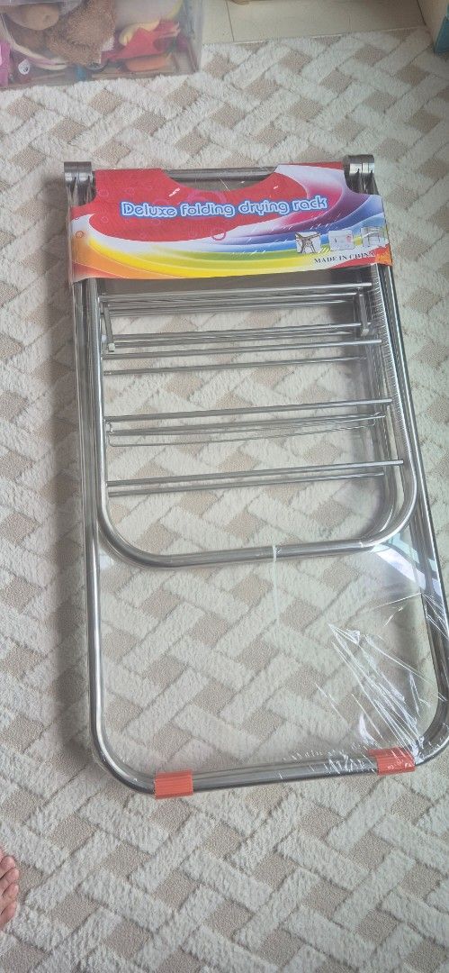 Deluxe folding drying rack