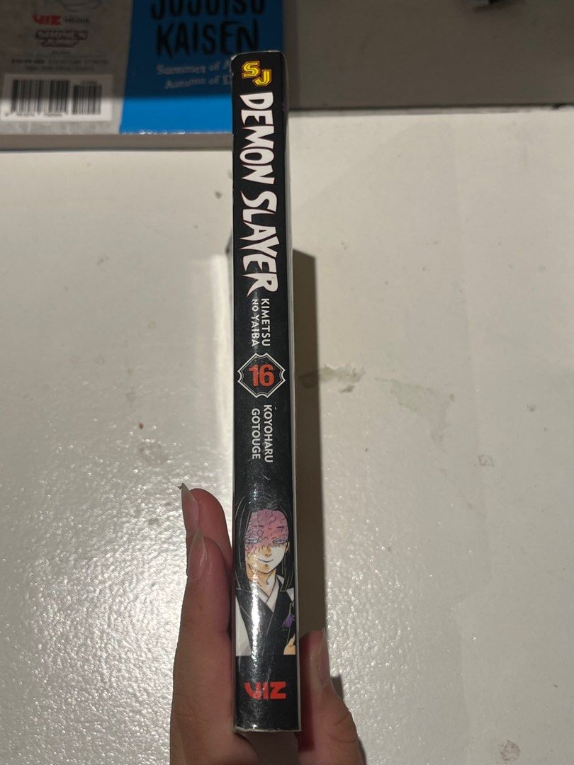 DEMON SLAYER VOLUME 16 MANGA BOOK (Category: Comics & Manga) located in Taguig. Submitted by maxi_e (Listing ID 1375238810, Image 2). Description: RFS: Don’t read manga anymore. -barely used/read, good condition - bought in fully booked - buyer will cover SF - willing to negotiate price :).