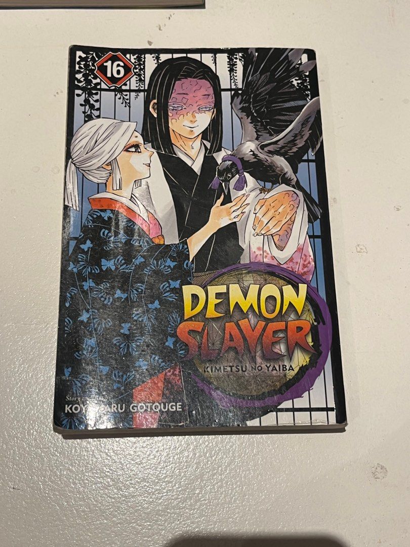 DEMON SLAYER VOLUME 16 MANGA BOOK (Category: Comics & Manga) located in Taguig. Submitted by maxi_e (Listing ID 1375238810, Image 1). Description: RFS: Don’t read manga anymore. -barely used/read, good condition - bought in fully booked - buyer will cover SF - willing to negotiate price :).