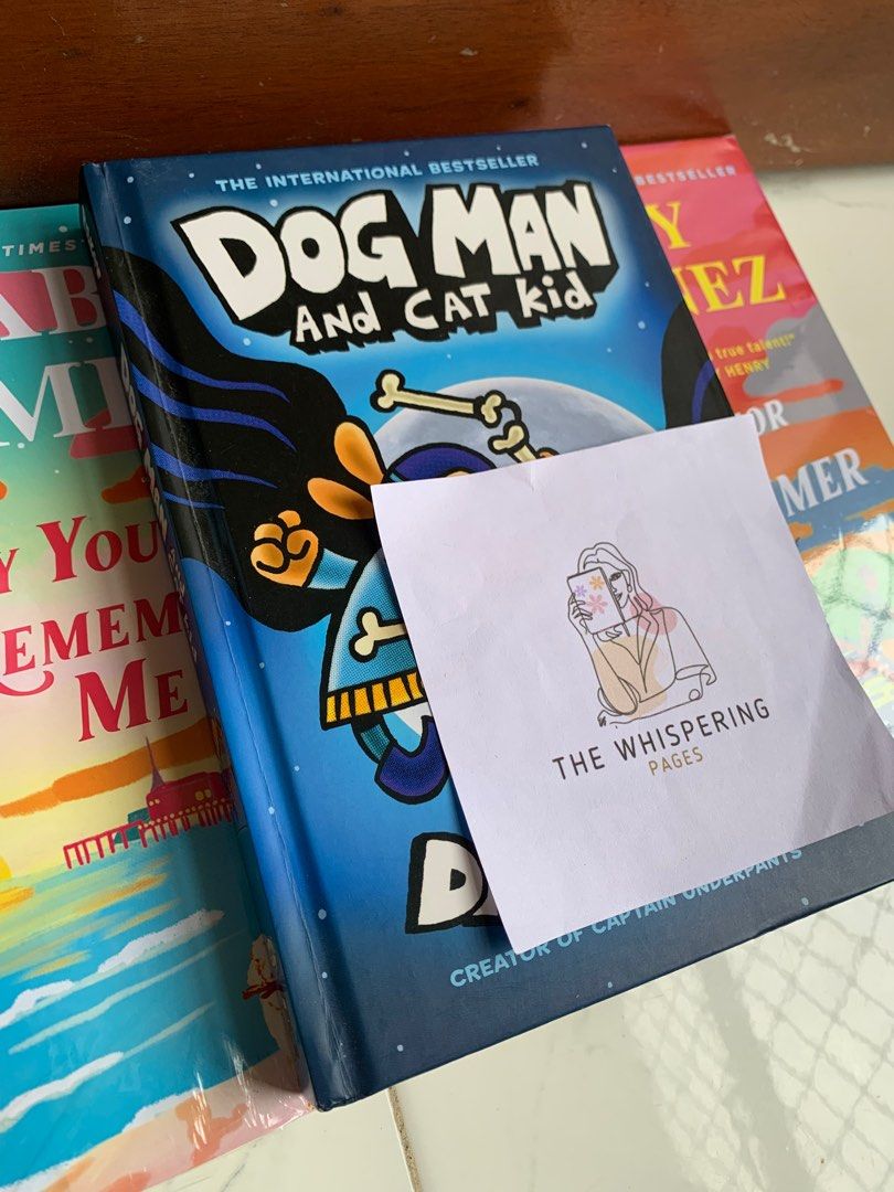 Dog Man and Cat Kid by Dav Pilkey (Category: Children's Books) located in Talisay. Submitted by thewhisperingpages (Listing ID 1375155134, Image 3). Description: 📚 REPRICED BOOKS — AVAILABLE ON-HAND! 📖 Details • Size - HARD COVER • Condition - LIKE NEW • Availability - 1 COPY 🛍 How to Order: — Comment “Mine” on the photo — Or send us a direct message 💌 💳 Payment Options: GCash | GoTyme (50% down payment required for reservations) ☑️ Payment 