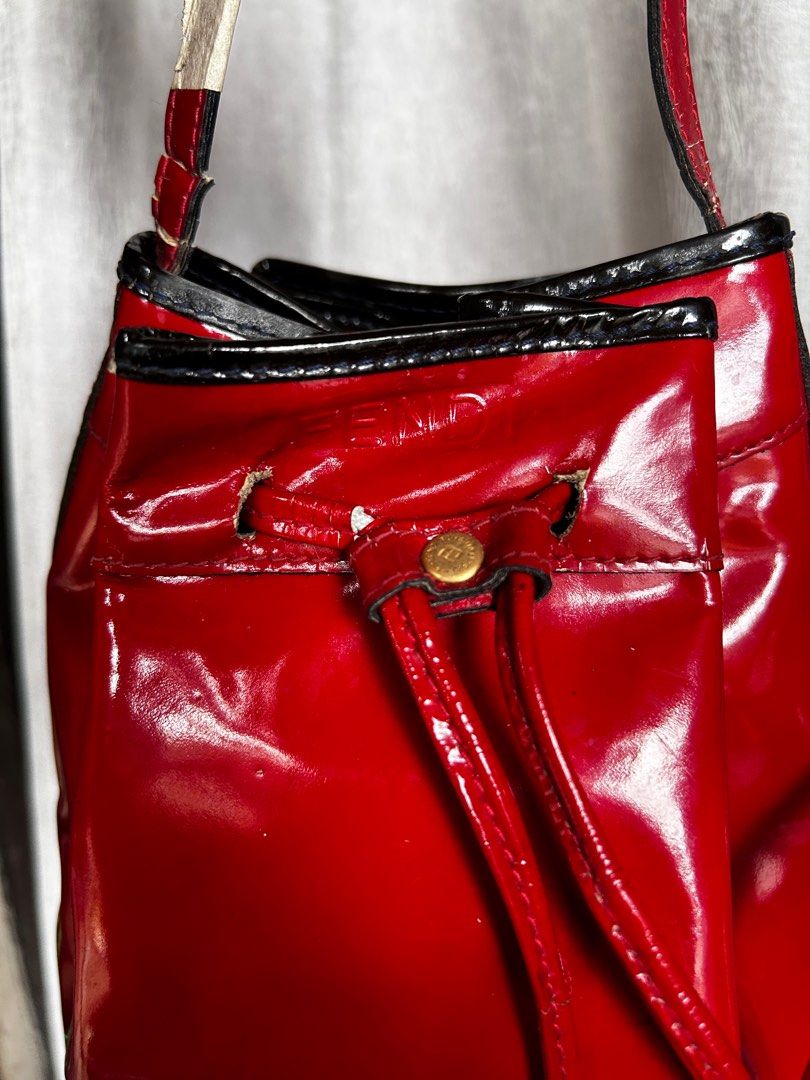 FENDI. Bucket bag 🔺MAY ISSUE 🔺 (Category: Luxury Bags & Wallets) located in Quezon City. Submitted by WIMC2ndaccount (Listing ID 1375150196, Image 3). Description: ❤️. PLS CHECK THE PHOTOS! Cracks. String, strap! Body is ok may dirt With metal plate. Bahala na kayo! Need pa paayos! BAWAL SA MAARTE WHAT YOU SEE IS WHAT YOU GET 18 X 18 CM .