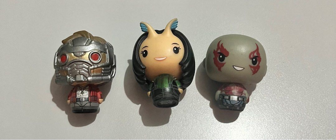 Funko Minis Marvel “Starlord, Mantis & Drax” // 450 php For All, 150php Each, Non-Nego (Category: Designer & Blind Box Toys) located in Quezon City. Submitted by pwrproductions (Listing ID 1375093935, Image 1). Description: .