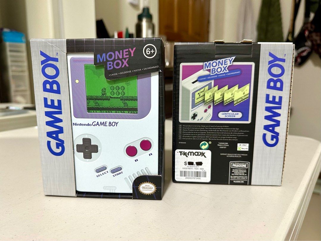 Game Boy Money Box (Category: Nintendo) located in Taguig. Submitted by zzarivic (Listing ID 1375122324, Image 1). Description: For Sale: Game Boy Money Box - Official Nintendo licensed product - Designed in the UK by Paladone *posted price is per unit *2 units available.