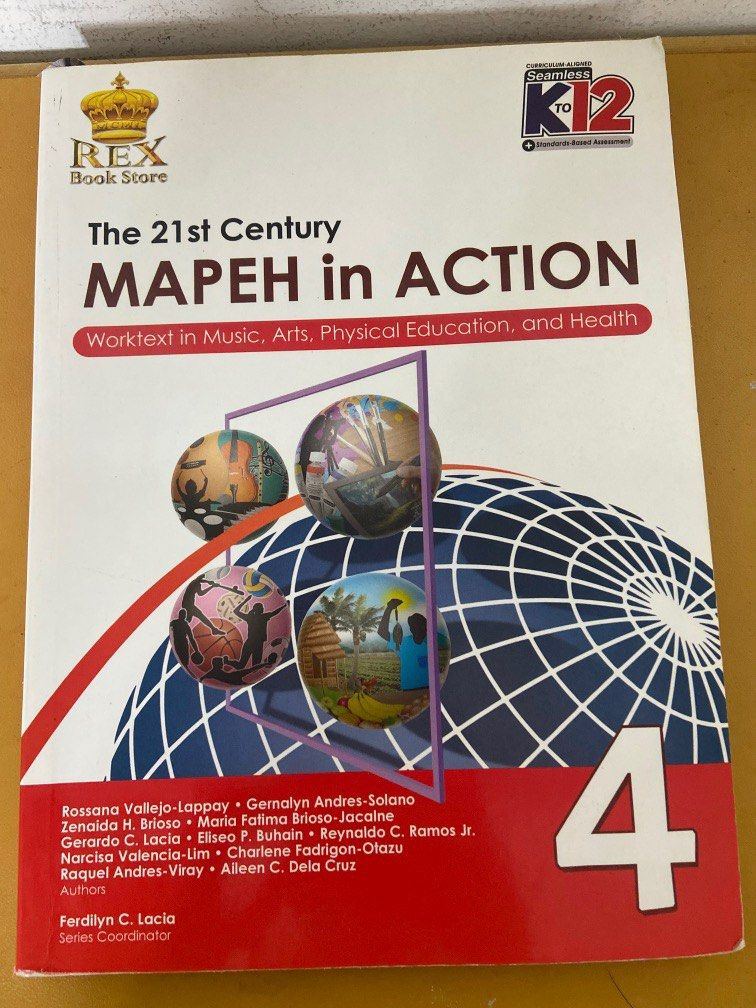 Grade 4 Textbooks (Category: Textbooks) located in Rizal. Submitted by karlagee_shop (Listing ID 1375092514, Image 1). Description: MAPEH in ACTION- no writing MY PALS ARE HERE - Math Pupil’s book and Workbook A&B Pinagyamang Pluma 4 - Ikatlong edisyon Science Experiences 4 - Alonzo, Marcelo, Octaviano.