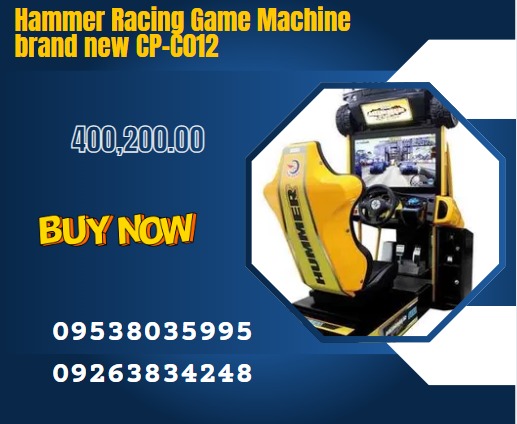 HAMMER RACING GAME MACHINE BRAND NEW CP-C012, Everything Else, Others ...