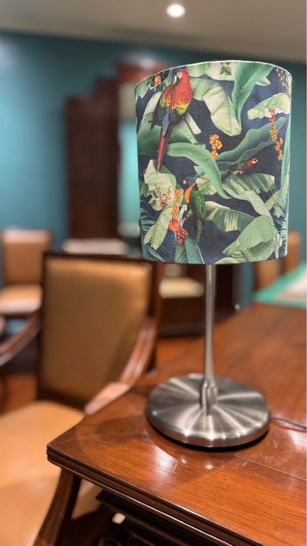 Ikea Lamp with Happy Light MNL Shade (Category: Lighting) located in Makati City. Submitted by cruisegold (Listing ID 1375271043, Image 2). Description: Ikea Skaftet lamp base with Happy Light MNL shade Seldom used, placed on office desk, but lighting in office is appropriate already for work. Shipping will be from Makati.