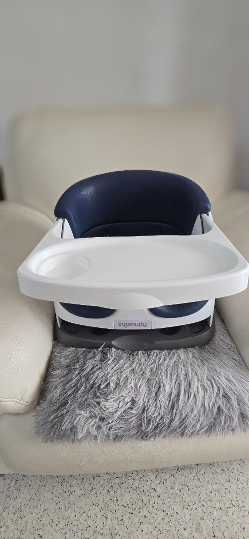 Ingenuity Baby Booster Seat (Category: Kids' Tables & Chairs) located in Singapore. Submitted by sensei28 (Listing ID 1375197474, Image 2). Description: Relatively used for a couple of months. No stains. Self collect :).