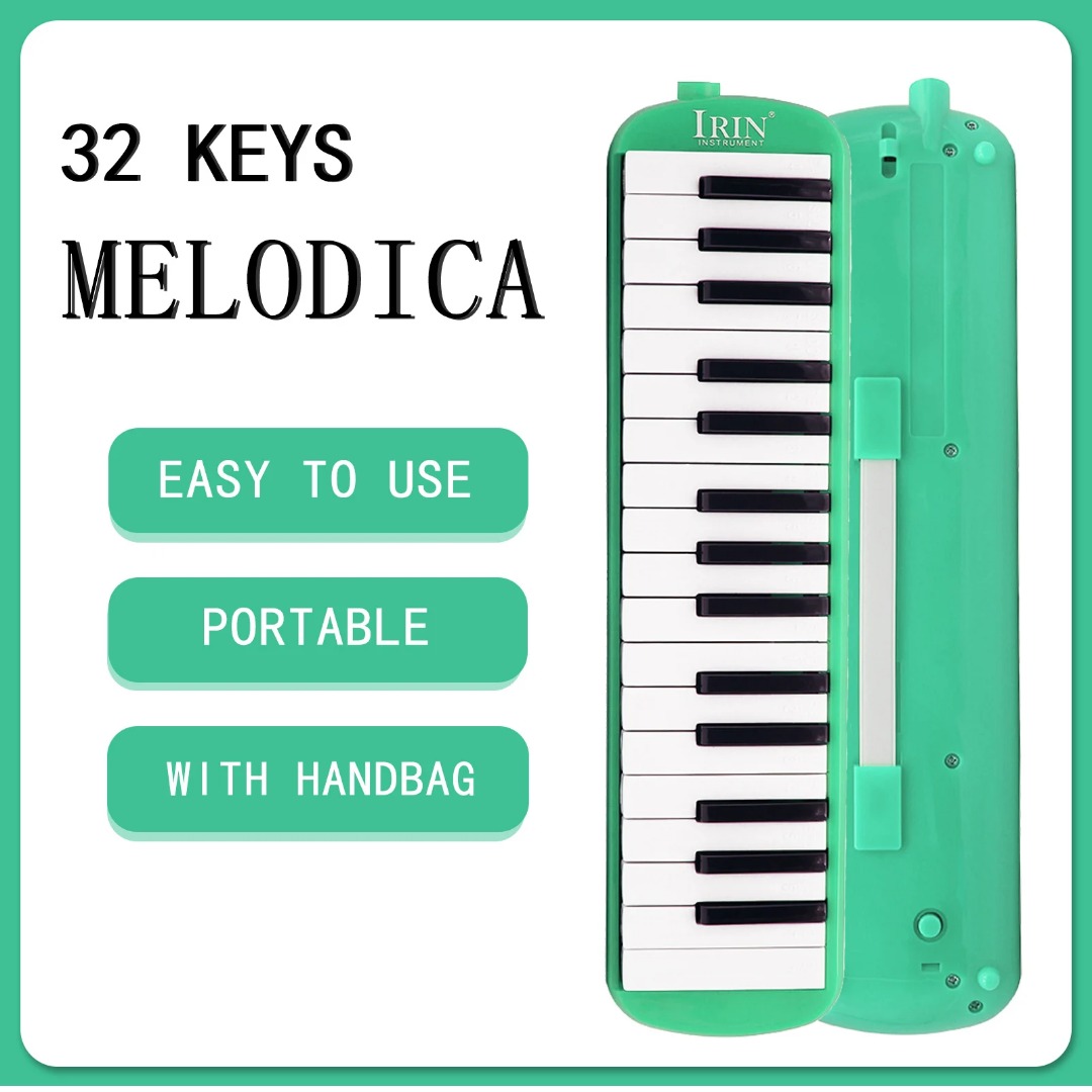 IRIN Melodica Lot de 32 instruments à clés de style piano, beau son