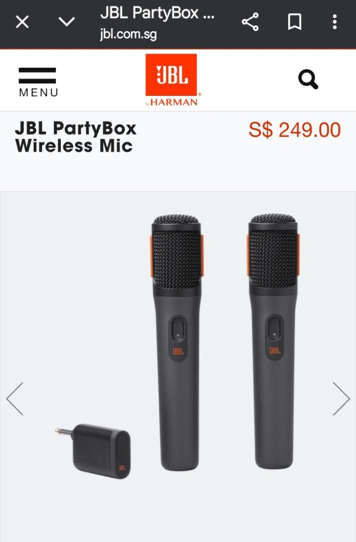JBL PartyBox Wireless Microphone62863061804545113