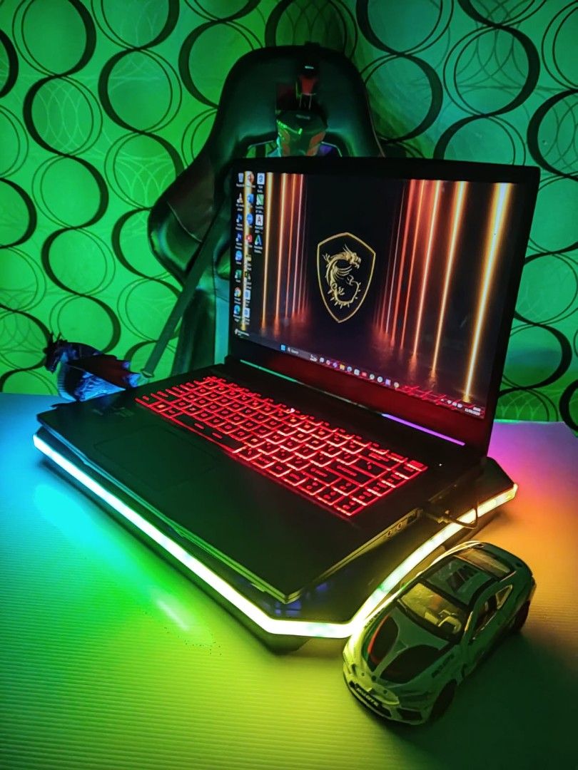 Laptop Gaming MSI GF63 Core i5 Ram 16/512gb Ssd Dual Vga Nvidia Rtx Siap  Pakai COD