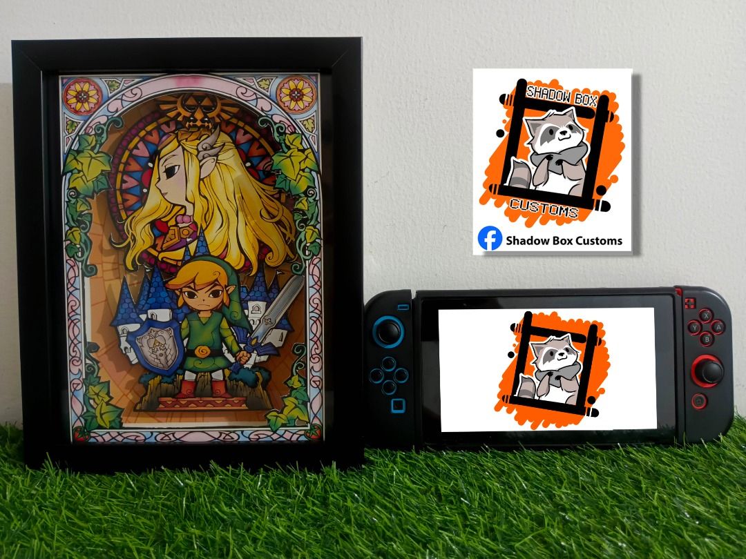 Legend of Zelda Stained Glass Shadow Box Collection Gift Ideas, Video ...