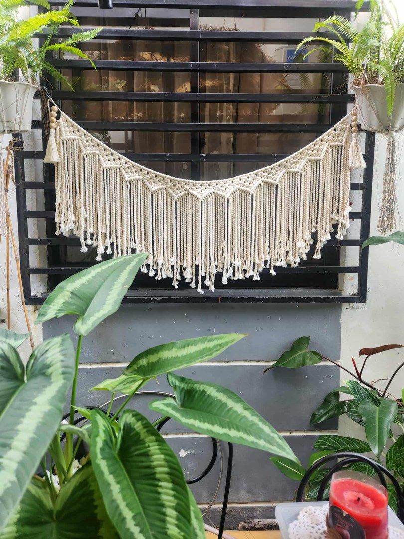 macrame bunting (Category: Wall Decor) located in Binan City. Submitted by relizas_modern_macrame (Listing ID 1375091744, Image 3). Description: .