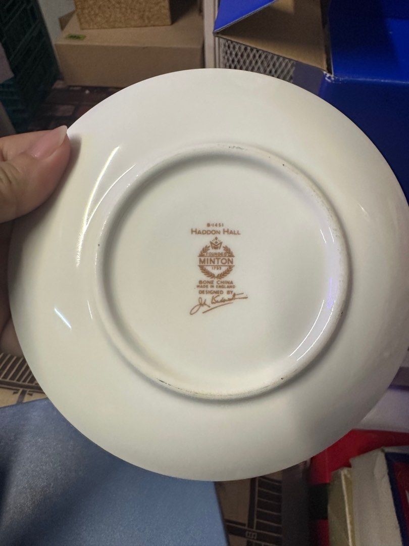 Minton cup and saucer (Category: Coffee & Tea Tableware) located in Antipolo. Submitted by queens.collections (Listing ID 1375227404, Image 3). Description: Skukl2050x.