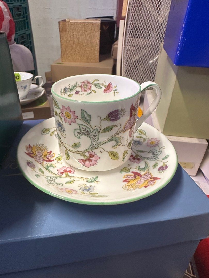 Minton cup and saucer (Category: Coffee & Tea Tableware) located in Antipolo. Submitted by queens.collections (Listing ID 1375227404, Image 1). Description: Skukl2050x.