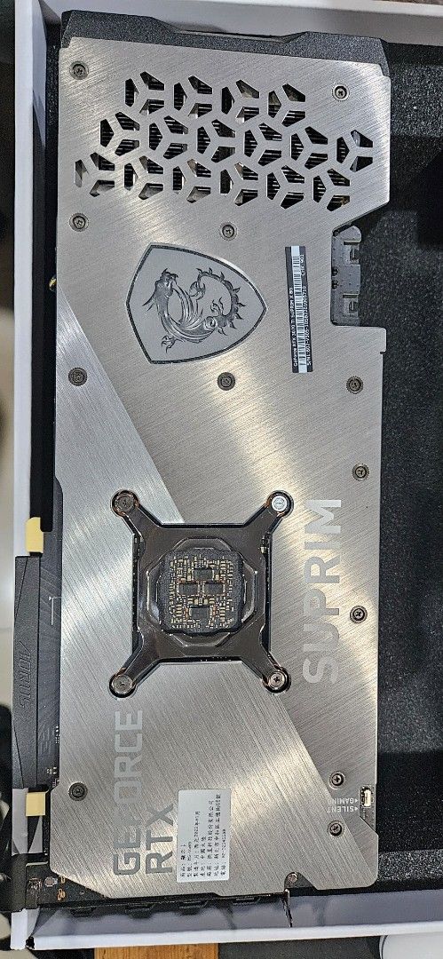 由 jm111025 (刊登 ID 1375255200，圖片 3) 提交，位於 台北市 (Taipei) 的 MSI 3070ti surprim x (類別：電腦周邊產品)，說明：使用約一年 無不良使用、挖礦或燒機 可2k順跑各類3A大作 含購買發票 自取9500。