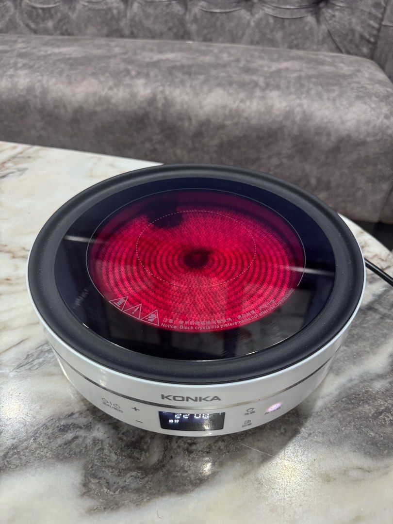 Multicooker (Category: Cookware & Accessories) located in Pasir Mas. Submitted by uncle_dee (Listing ID 1375251613, Image 3). Description: Bismillah Jual seadanya Konka Household Multi-function Infrared Light Wave Heating Mini Electric Ceramic Stove KES-22AS02/KES22AS03 Item mmg padu...berfungsi dgn cemerlang Blh dtg tgk n test dlu,x jd belinpn xpe🫡 #Thanks Admin🫡🫡🫡🙏🏻🙏🏻🙏🏻.