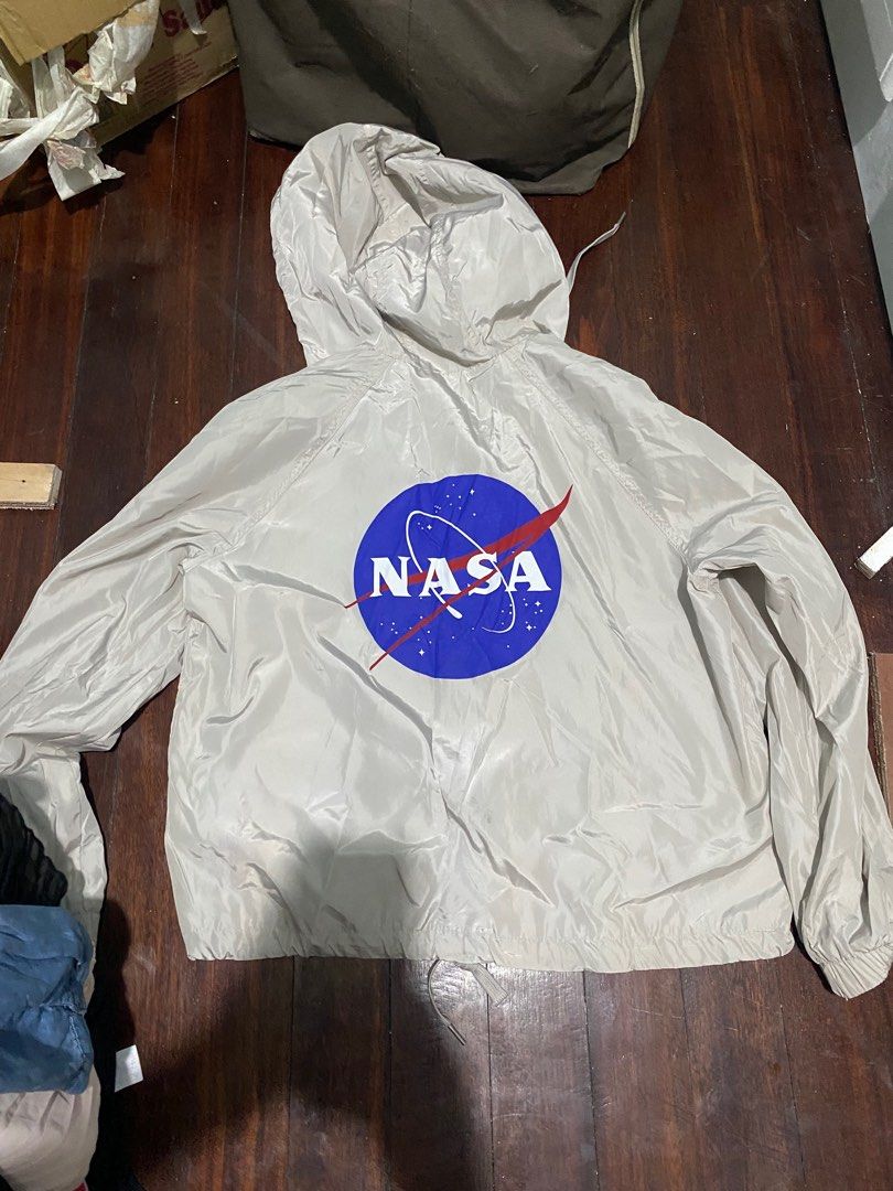 NASA jacket windbreaker (Category: Coats, Jackets and Outerwear) located in Manila. Submitted by sofiaaadc (Listing ID 1375128456, Image 2). Description: only used it once bc i bought it peak pandemic thats why i was not able to wear it rfs: declutter.