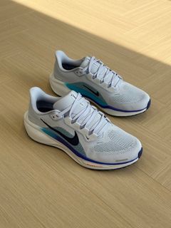 Nike Zoom Pegasus 41 柔軟舒適防滑耐磨 低幫 休閑跑步鞋 灰藍色62960729473410110