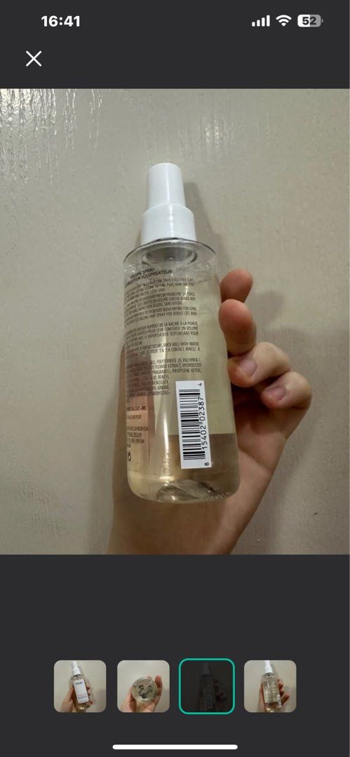 Olaplex Hair Volume Spray/ Volumizer (Category: Hair) located in Manila. Submitted by 1musiq (Listing ID 1375165152, Image 2). Description: Bought from another seller within the platform Use once or twice only it doesn’t suit my hair .
