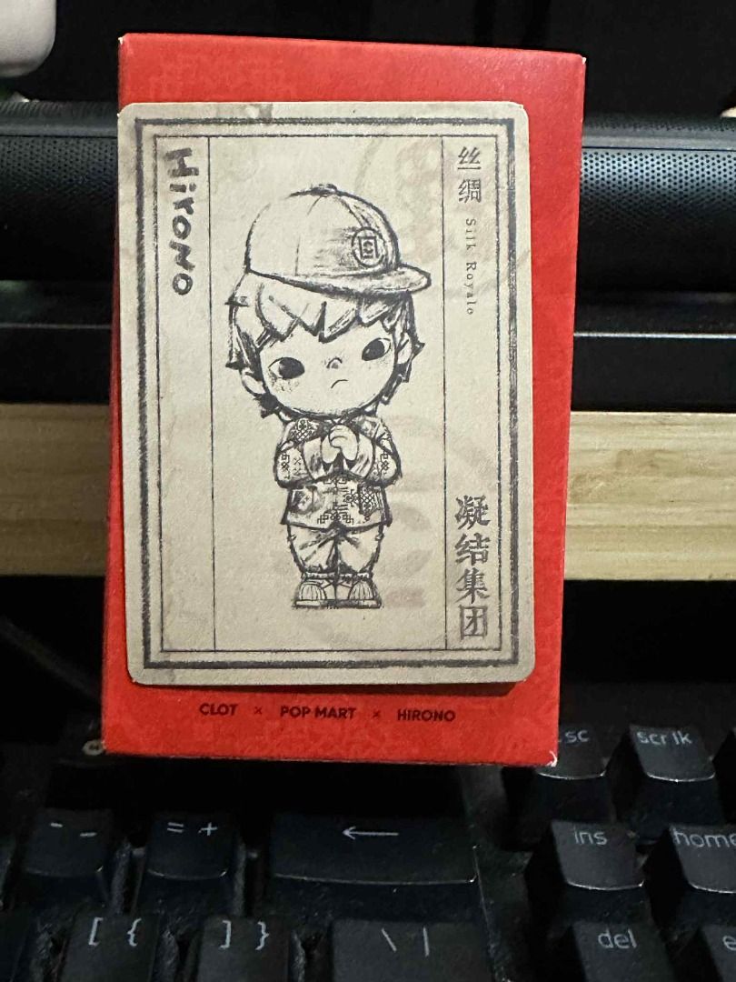 Pop Mart - Clot - Hirono Silk Royale (Category: Designer & Blind Box Toys) located in Manila. Submitted by funkospot (Listing ID 1375271662, Image 1). Description: Opened Box, Foil, No Issue.
