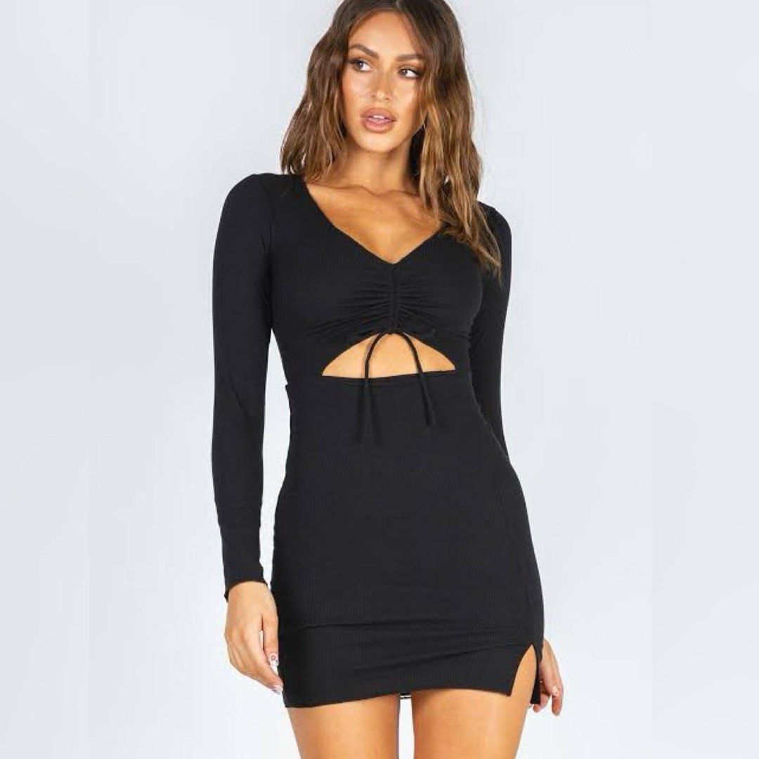 Princess Polly Long Sleeve Mini Dress