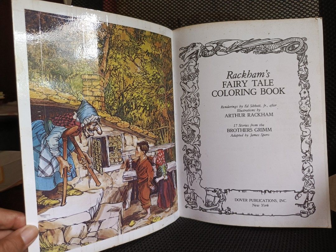 Arthur Rackham Coloring Book Rackham's Fairy Tale Coloring Book, Hobbies & Toys, Books & Magazines ...