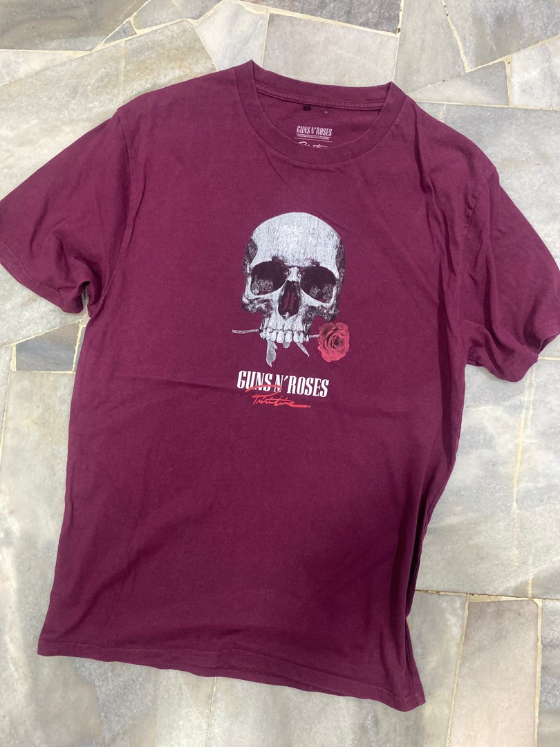 Rare Gun N Roses x Primitive Skateboard, Men's Fashion, Tops & Sets ...