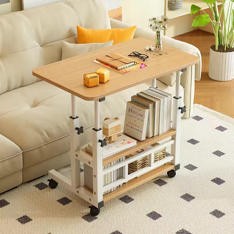 Rolling Laptop Table | Adjustable Study Table | Compact Work Desk ...