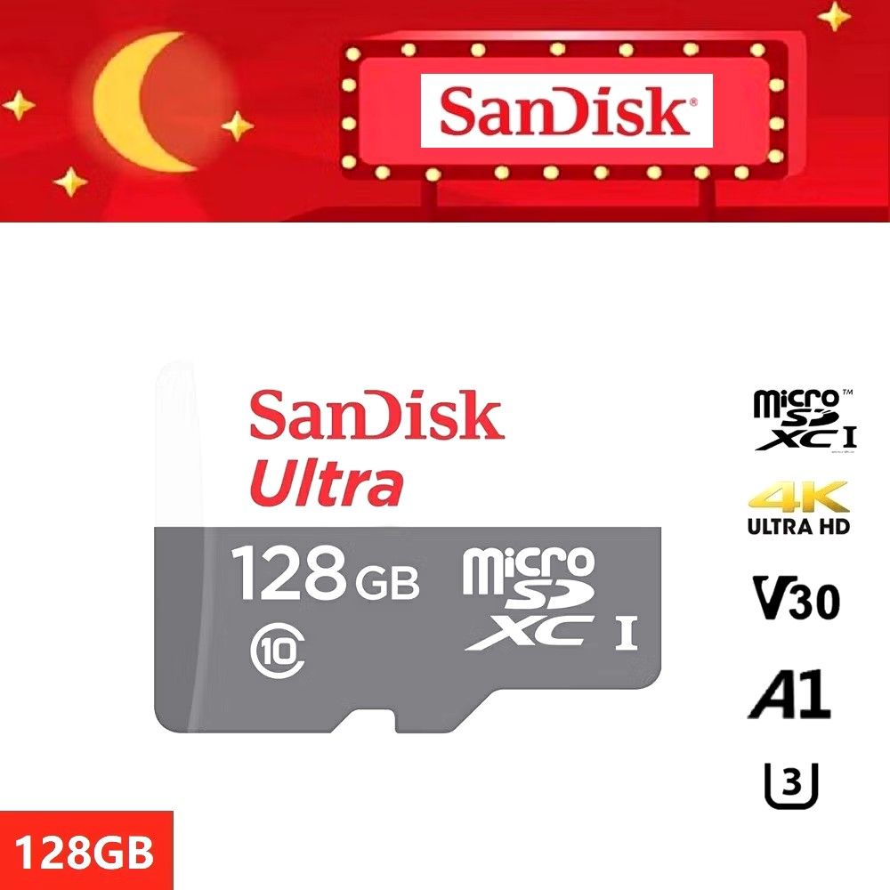 SanDisk 128GB Memory Card (Category: E-Readers) located in Pasig City. Submitted by iamblessed88 (Listing ID 1375212843, Image 2). Description: Genuine and Original SanDisk memory card 128GB ULTRA Lalamove ready within Metro Manila and J and T shipping nationwide MOP: GCASH/Maya/BPI/Seabank/Gotyme.