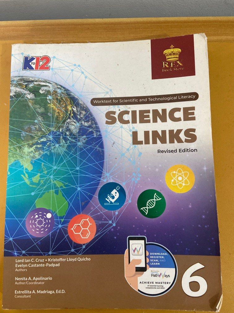 Science Links Revised Edition (Category: Textbooks) located in Rizal. Submitted by karlagee_shop (Listing ID 1375096572, Image 1). Description: minimal writing.