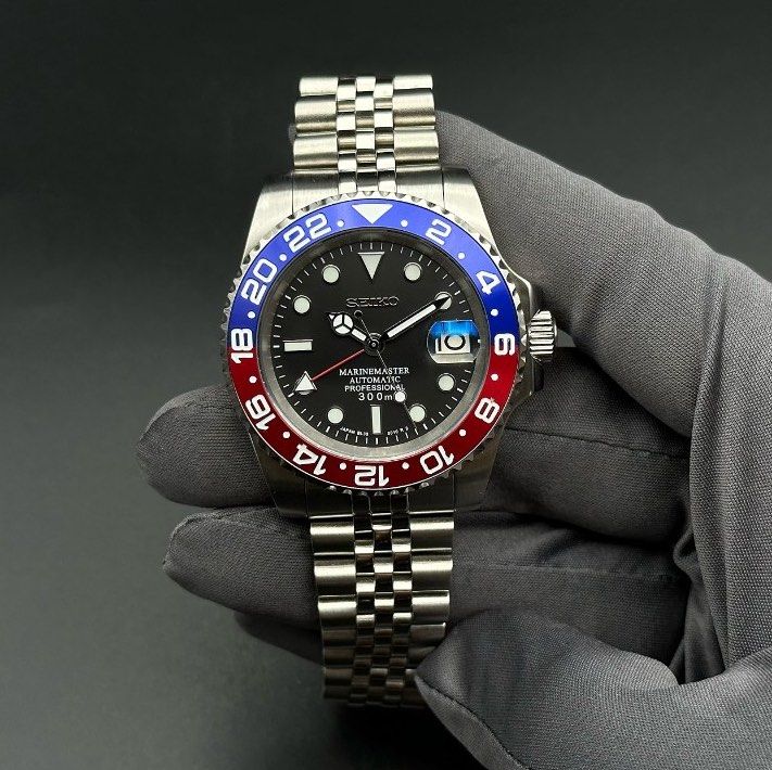 Seiko Mod GMT Pepsi II, Men's Fashion, Watches Accessories
