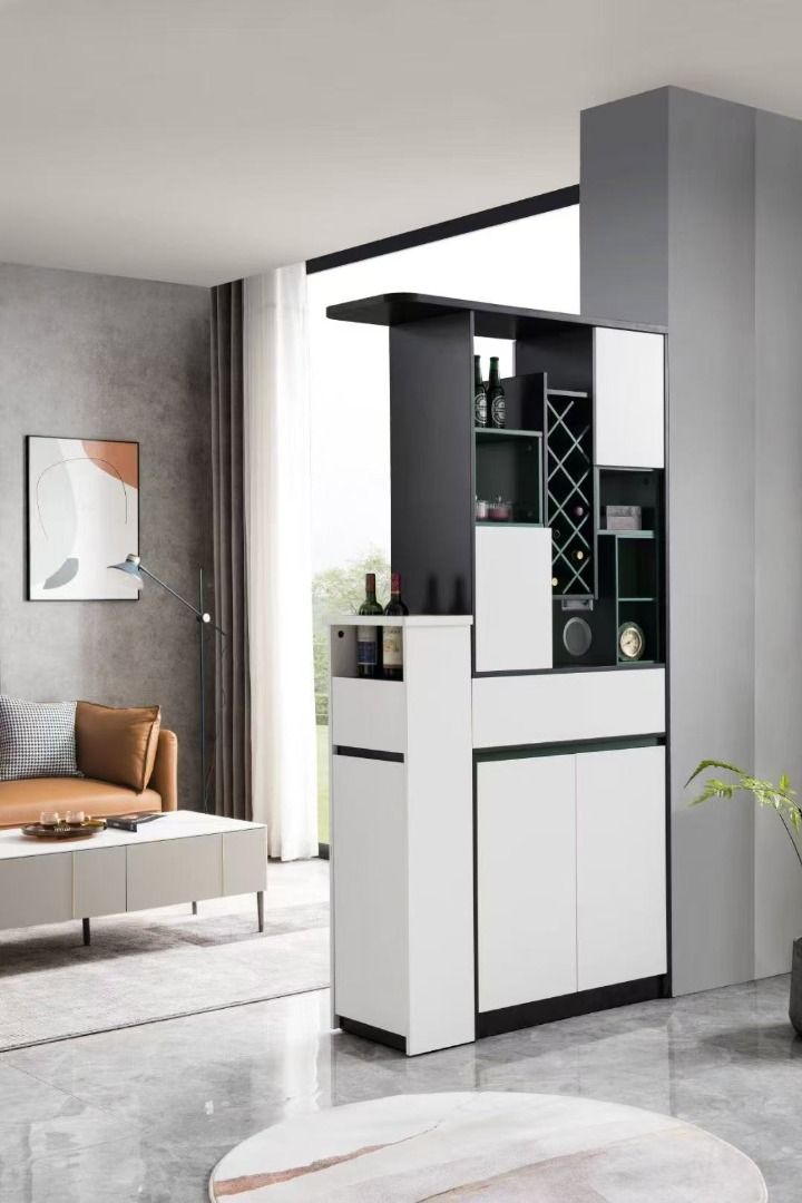 Space Saving Kitchen Cabinet (Category: Shelves, Cabinets & Racks) located in Manila. Submitted by kaden_chicvista (Listing ID 1375170987, Image 2). Description: Kitchen Cabinet/ Bar cabinet Made of High Quality MDF (Medium Density Fiberboards) Can be a division or as its is with extendable parts that transforms into table when you needed it, great for family bonding and having drinks with friends it has extendable table so you can use it while p