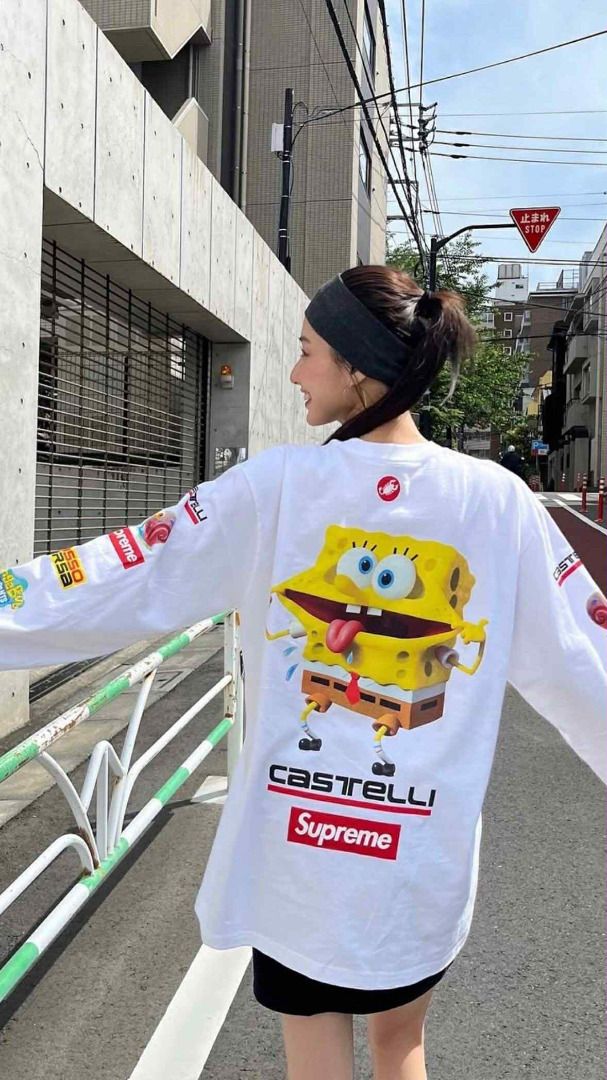Supreme SpongeBob 海綿寶寶SquarePants Castelli Racing L/S